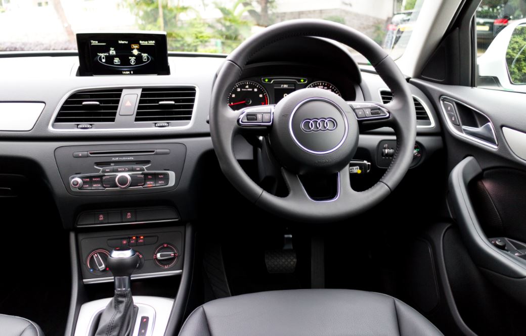 Interior del Audi Q3.
