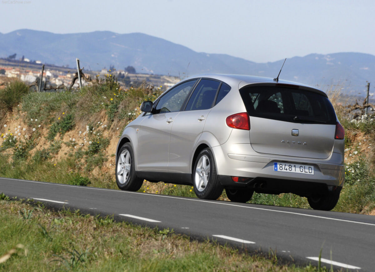 vista trasera seat altea 2009