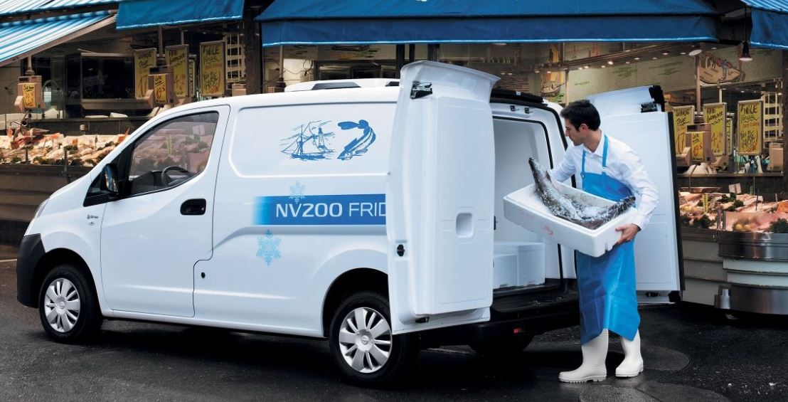 Vehículo comercial Nissan NV 200.