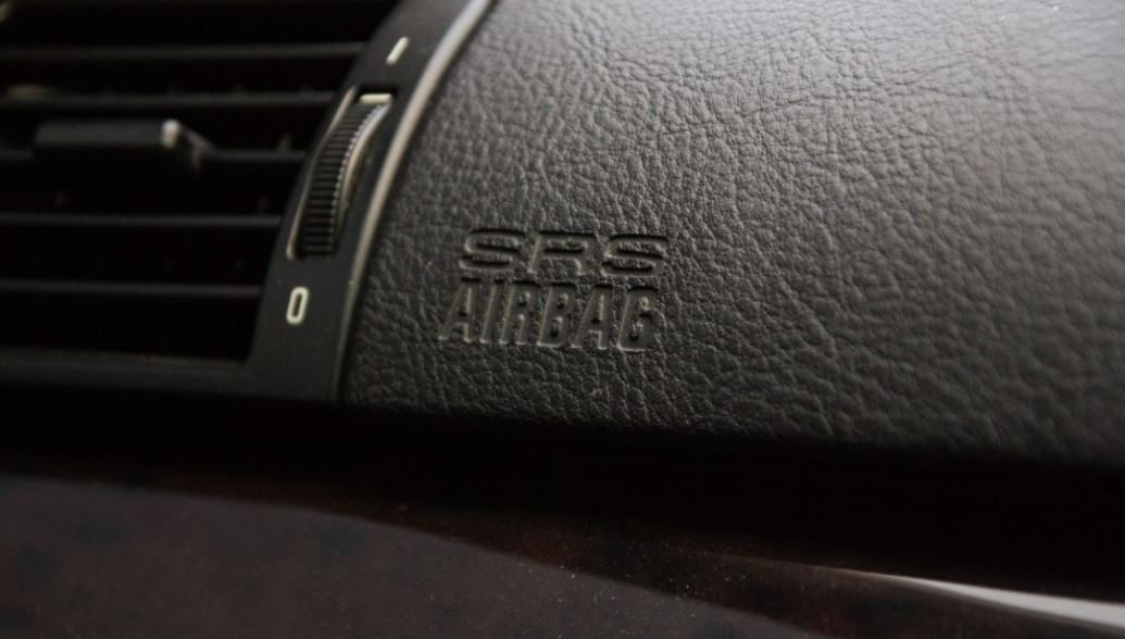Localización del airbag dentro de un vehículo