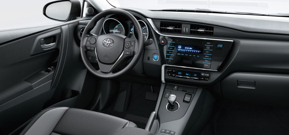 Interior de la nueva versión del Toyota auris