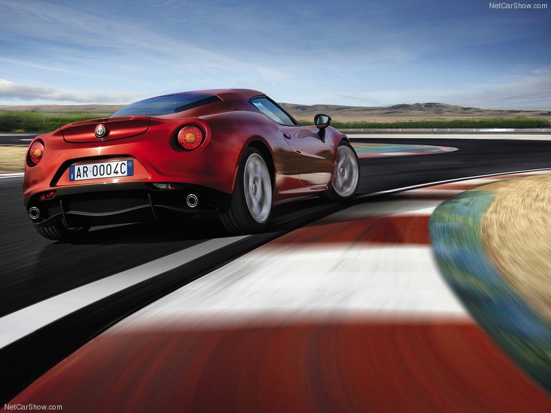 Alfa Romeo 4C: trasera