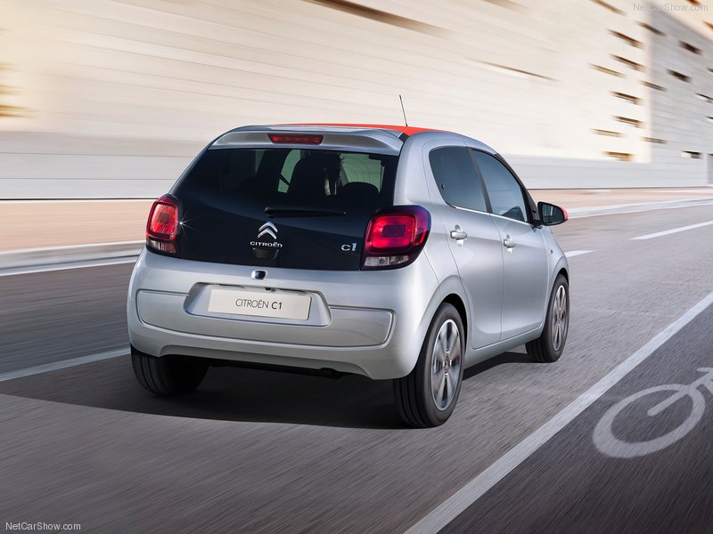 Citroën C1: trasera