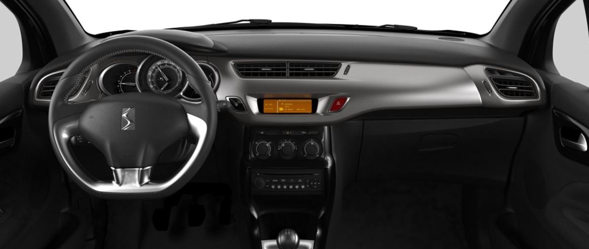 Imagen interior del Citroën DS 3