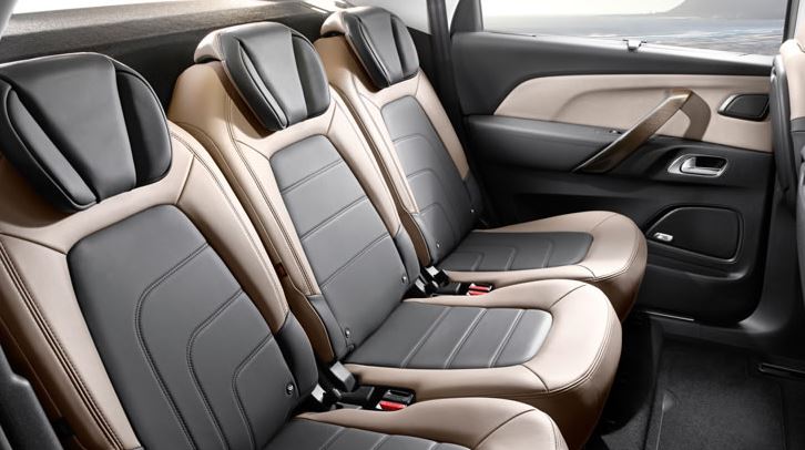 Espacio trasero del Citroën C4 Picasso.