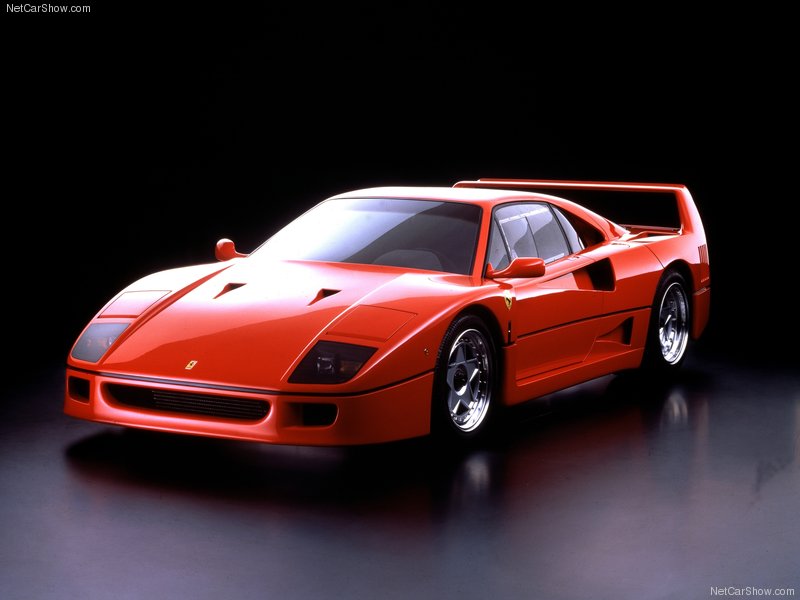 Ferrari F40 1987: frontal