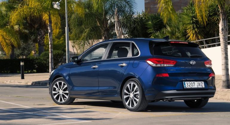 Imagen trasera del Hyundai i30 de 2018.