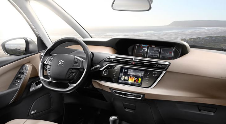 Interior del Citroën C4 Picasso.