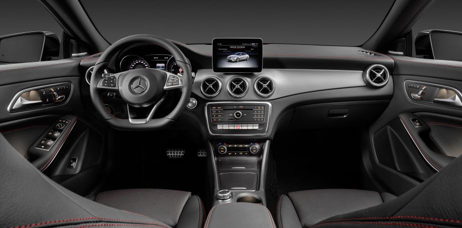 Interior del Mercedes CLA.