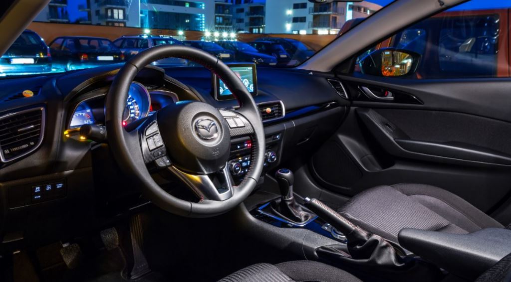 Imagen del interior del Mazda3