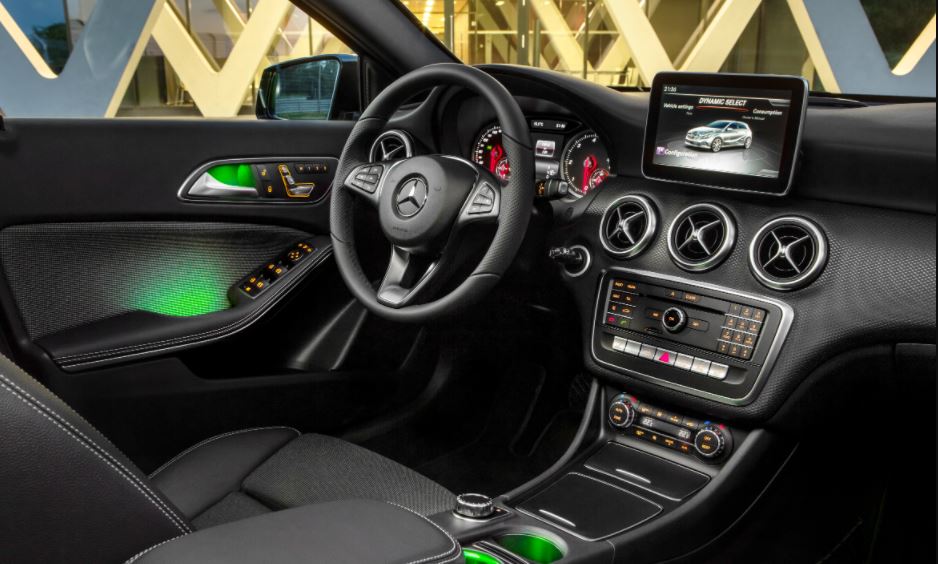 Interior del Mercedes Clase A actual.