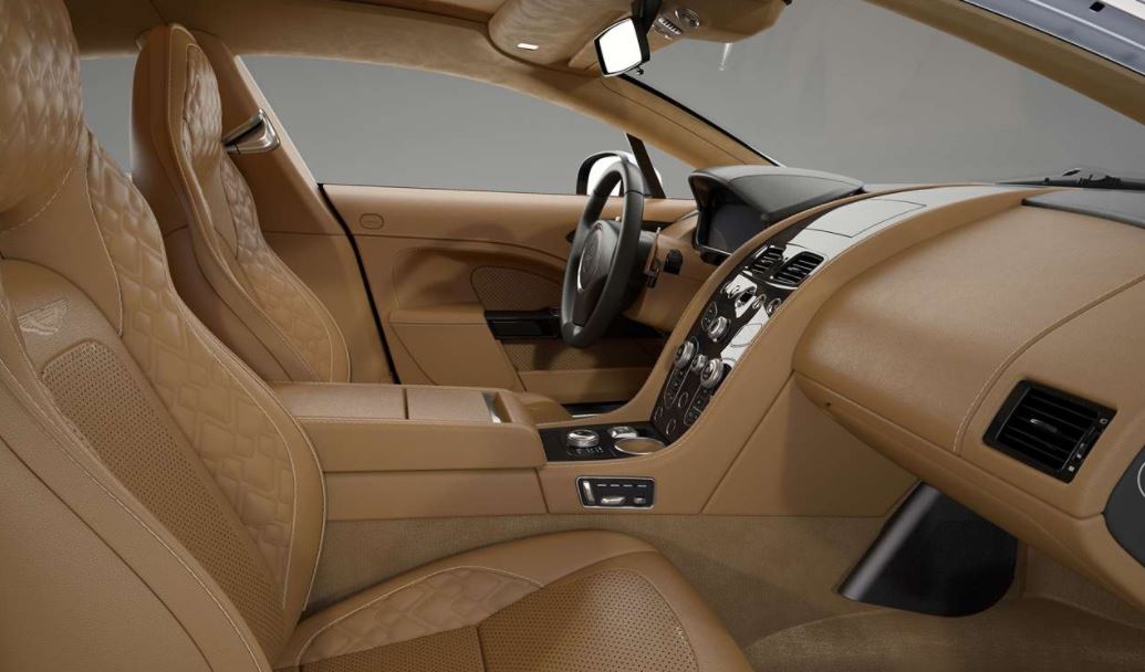 Imagen del interior del nuevo Aston Martin Rapide S superberlina