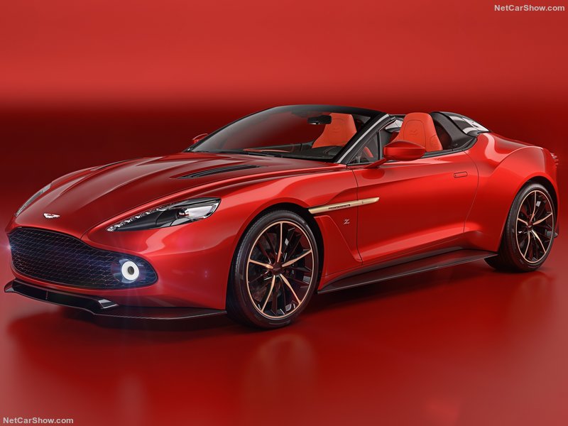 Aston Martin Vanquish Zagato Speedster: frontal