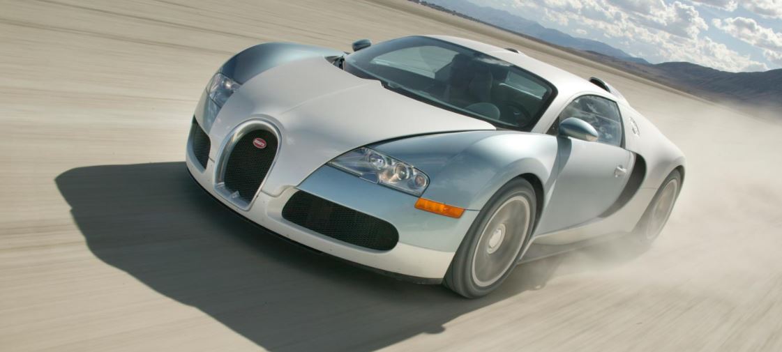 Bugatti Veyron: frontal