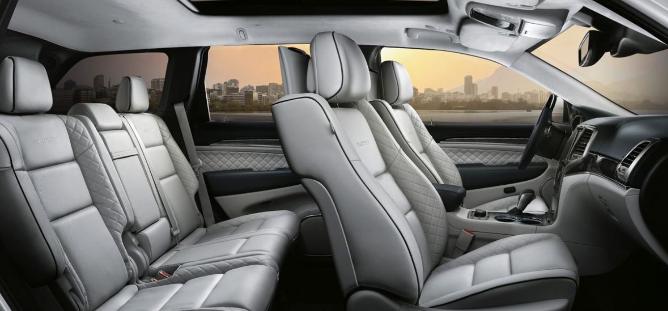 Interior espacio Jeep Grand Cherokee 2017 nuevo