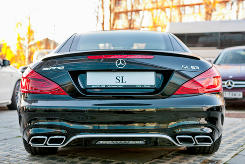Mercedes AMG SL 63 o 65: trasera