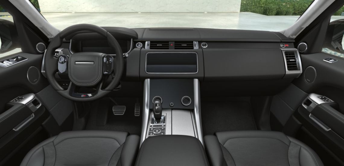 Interior del Range Rover Sport SVR SVO vehículos especiales