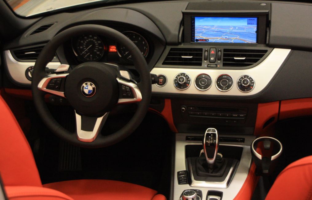 Interior del roadster BMW Z4
