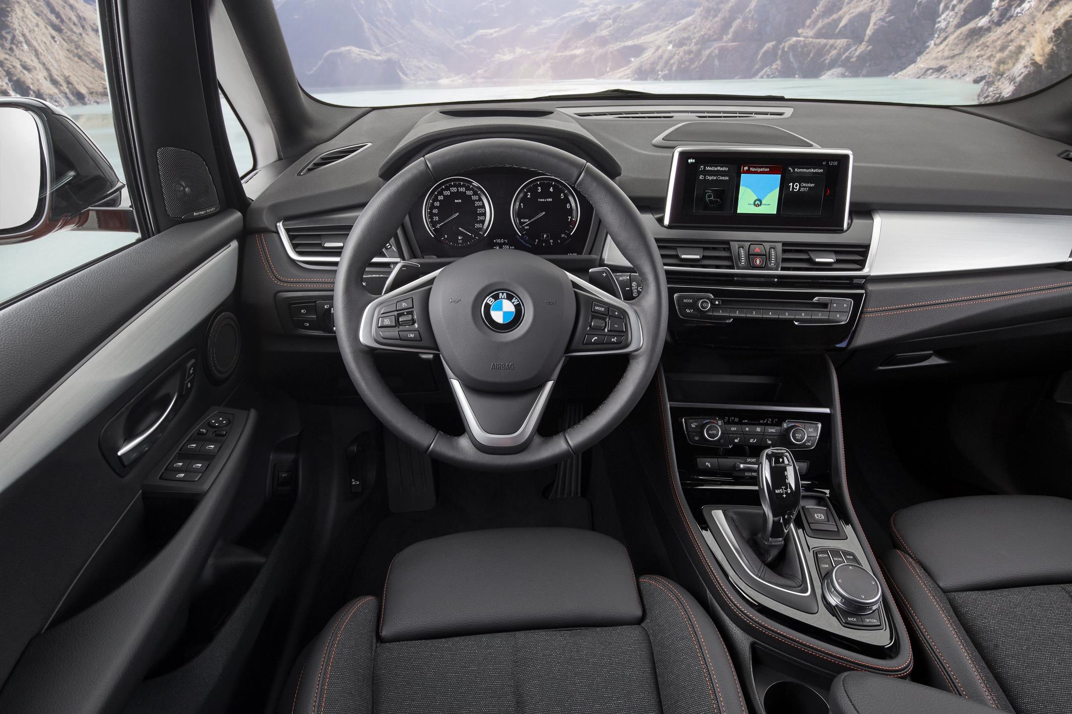 Comparativa de los BMW Serie 2 Active y Gran Tourer: interior