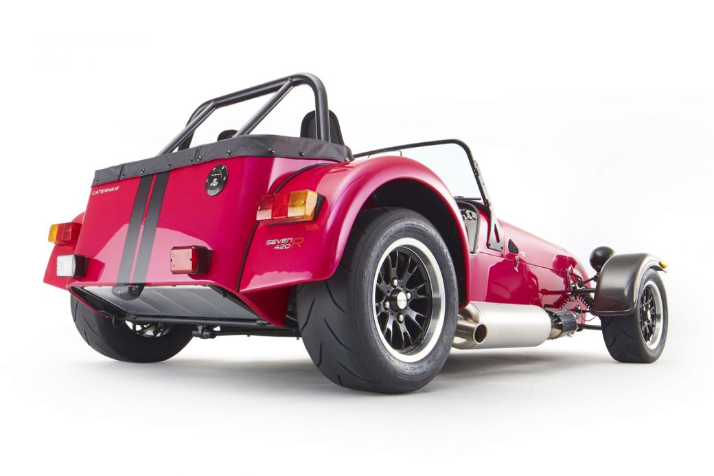 Deportivo Caterham Seven 420: trasera
