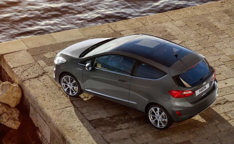 Diseño exterior del Ford Fiesta.