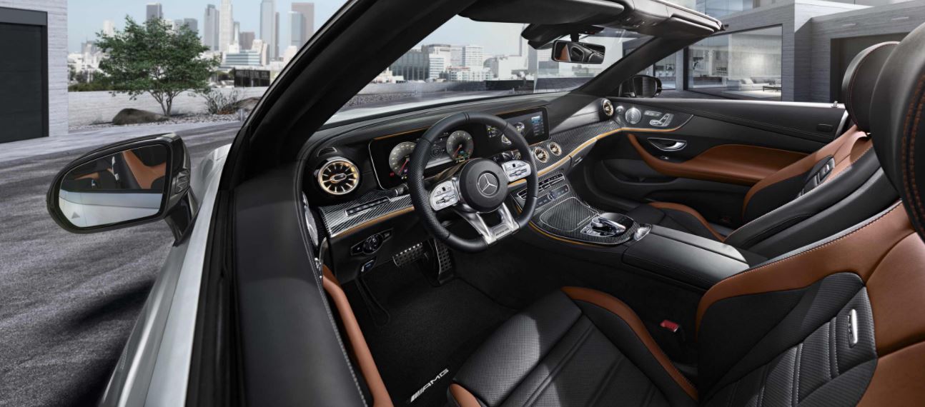 Imagen interior del nuevo Mercedes-AMG E 53 Cabrio.