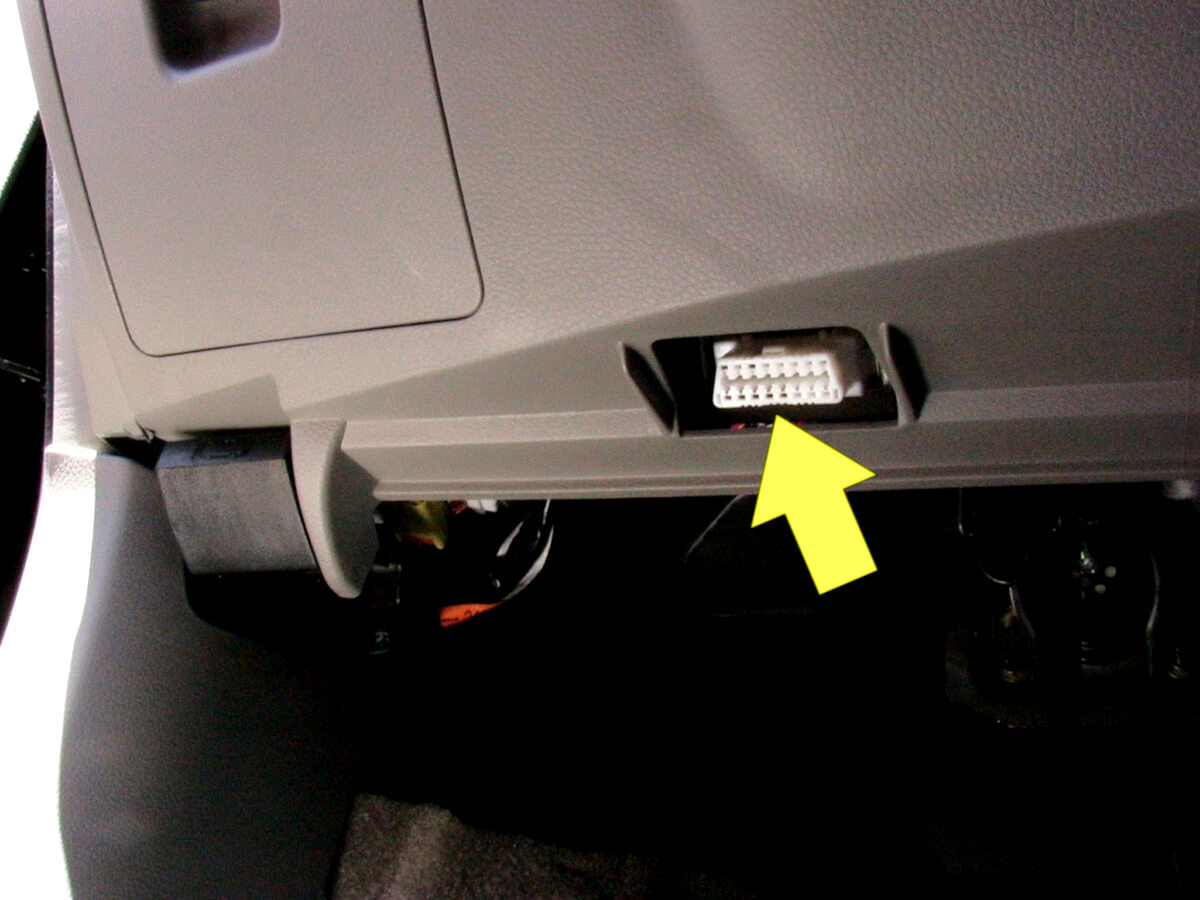 posible ubicacion puerto del sistema OBD