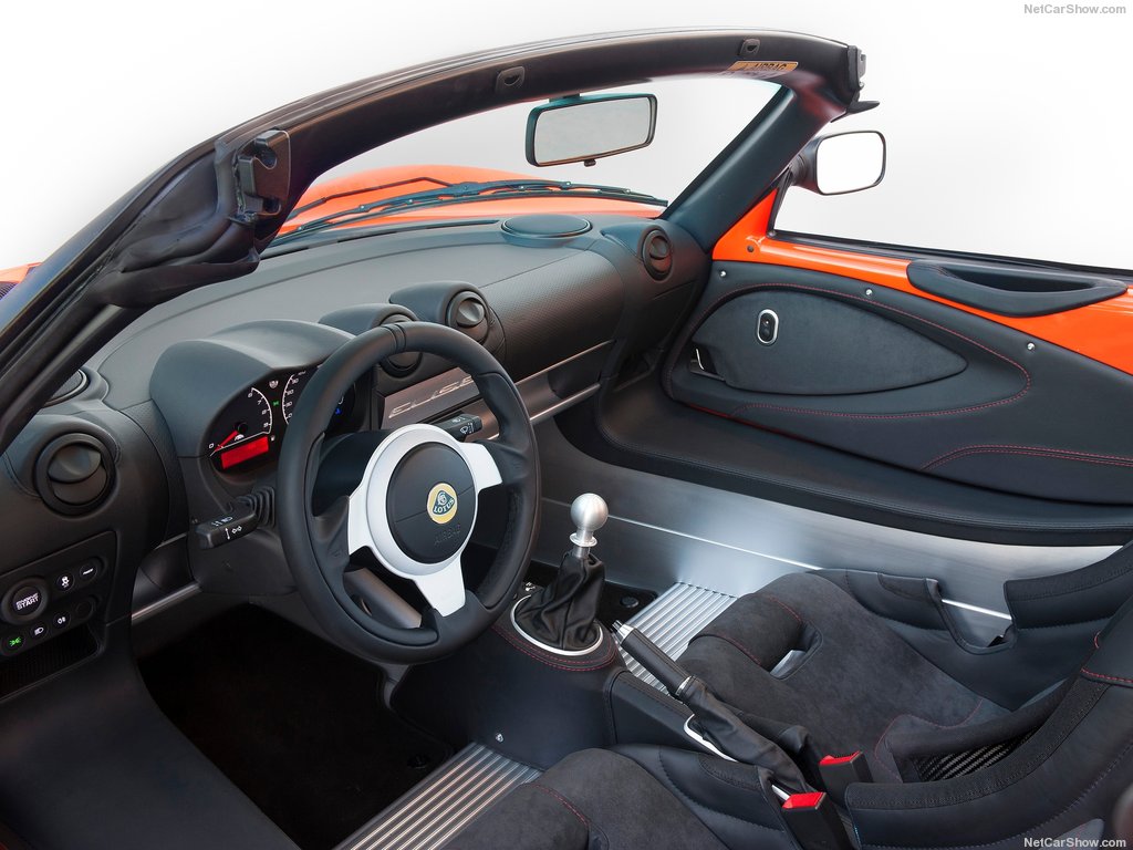 Roadster Lotus Elise deportivo: interior