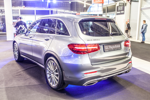 SUV 2017 Mercedes GLC: trasera