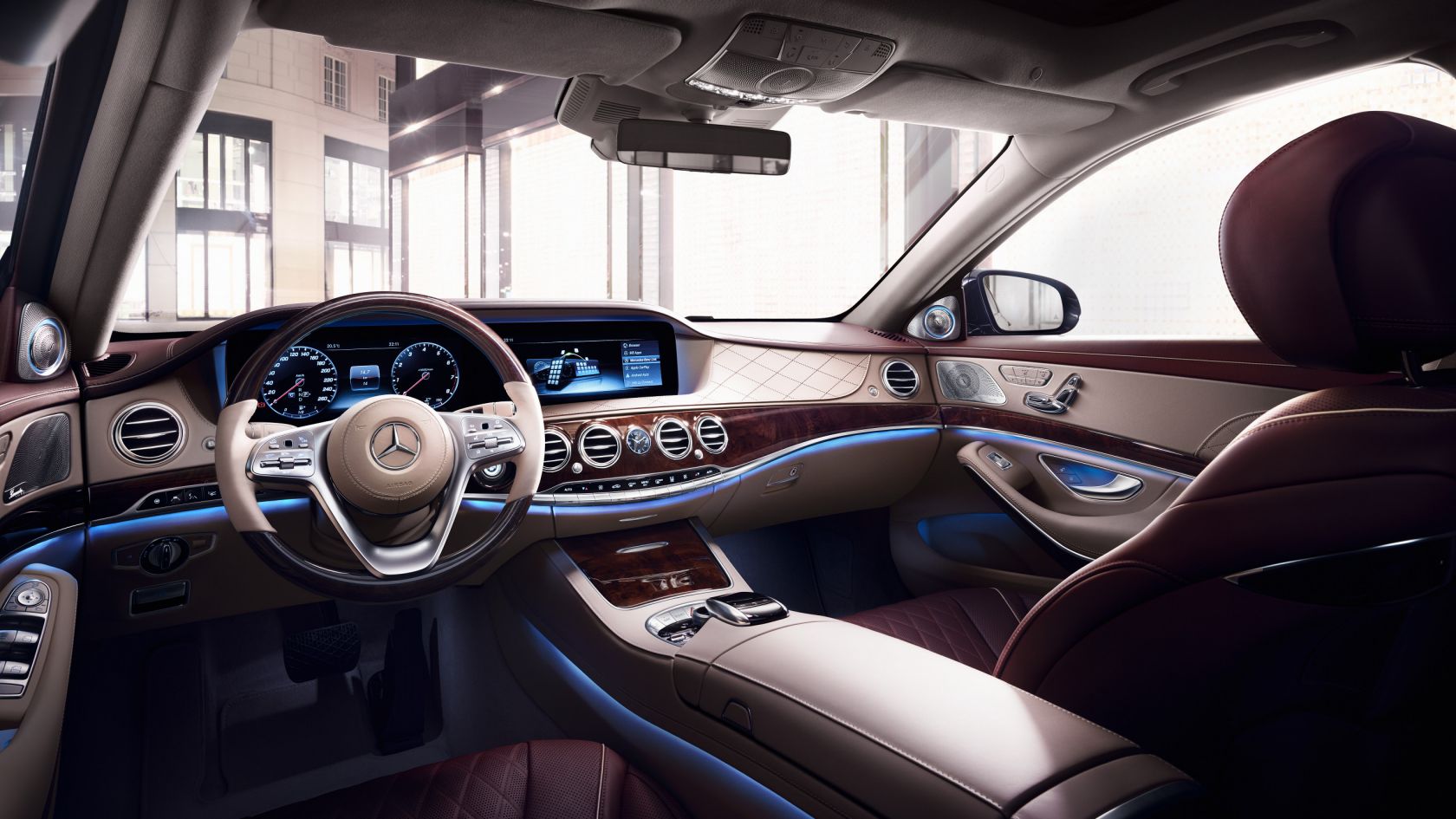 Berlina Mercedes Clase S: interior