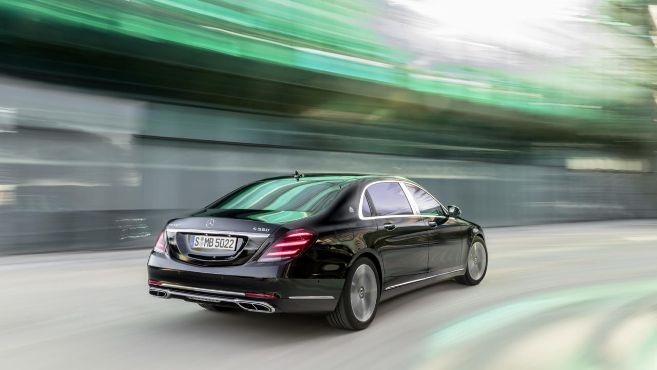 Berlina Mercedes Maybach Clase S: trasera