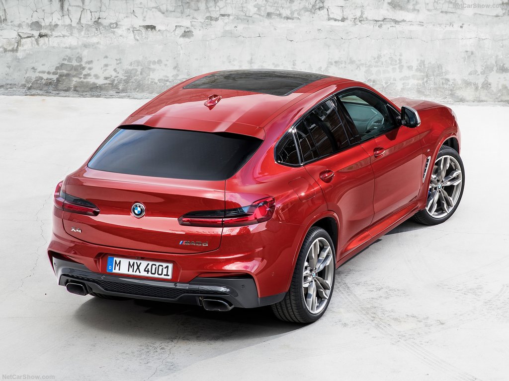 BMW X4 2018: vista aérea