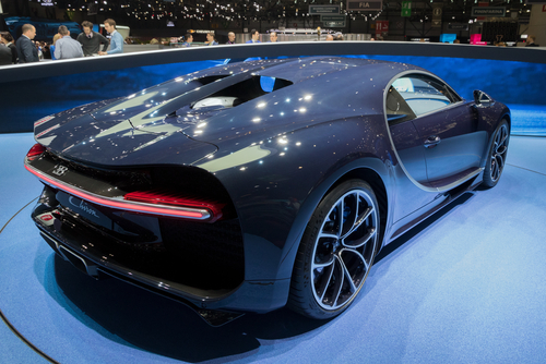 Bugatti Chiron: trasera