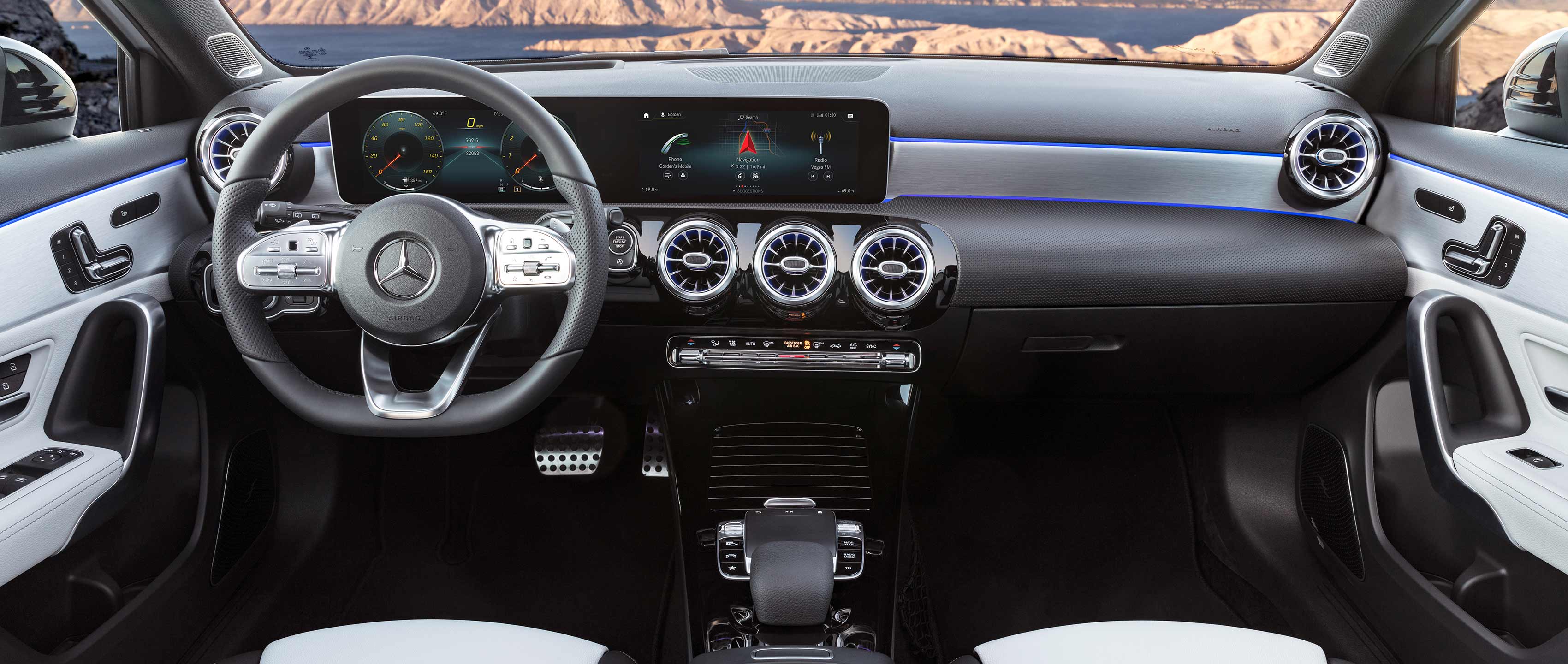 Compacto Mercedes Clase A 2018: interior