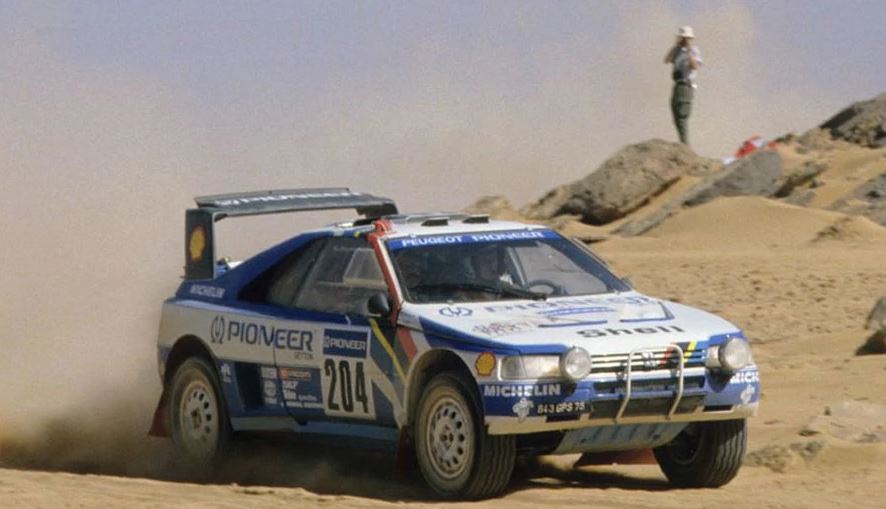 El Peugeot robado de Ari vatanen.