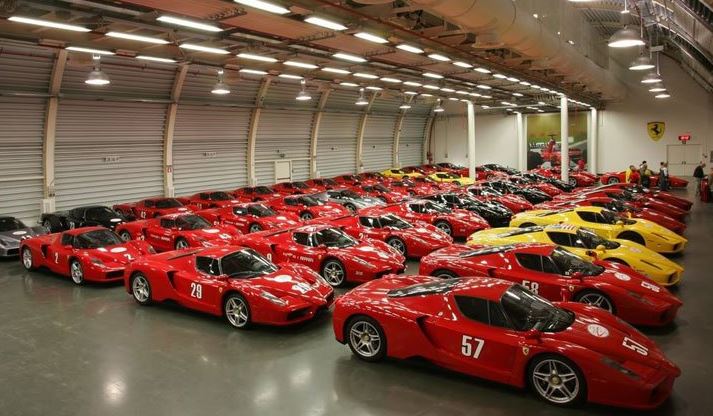 Los coches del Sultán de Brunei.