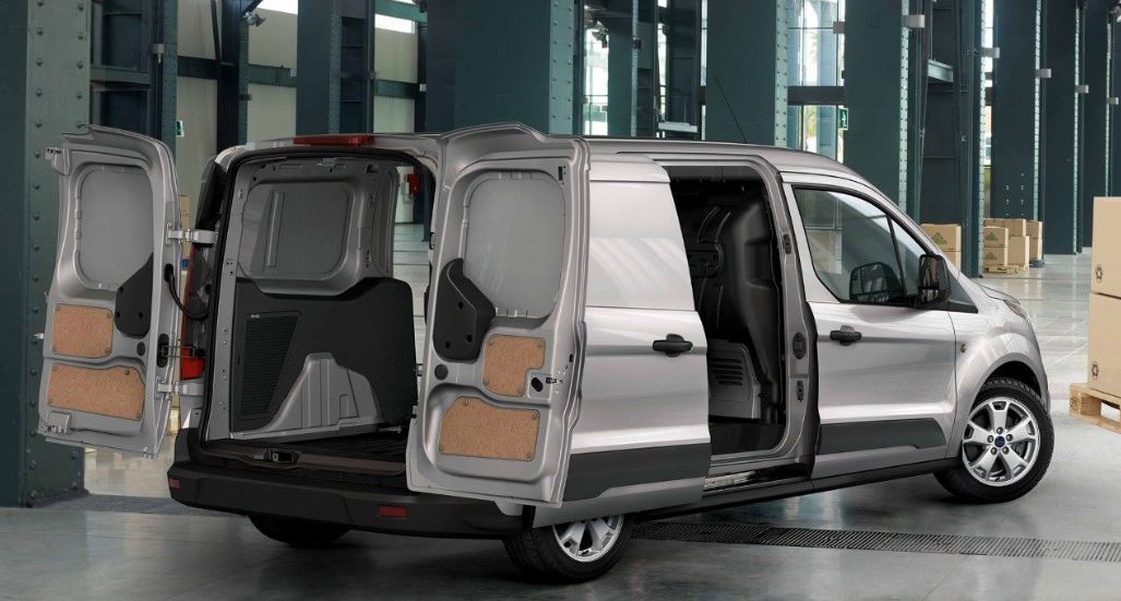 Espacio de carga del Ford Transit Connect.