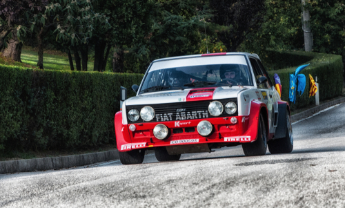 Fiat 131 Abarth rally: frontal