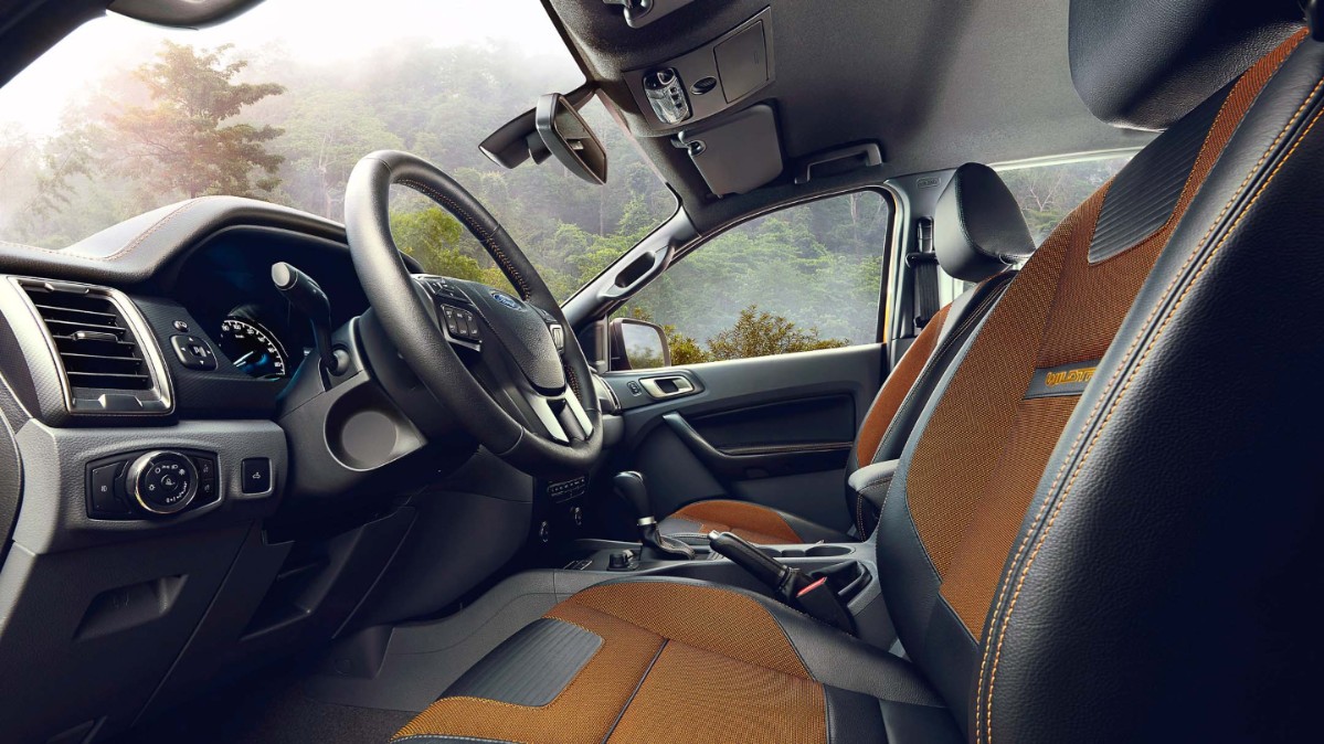 Ford Ranger: habitáculo.