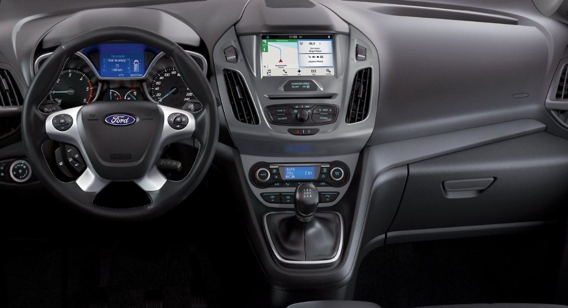 Interior del Ford Tourneo Connect.