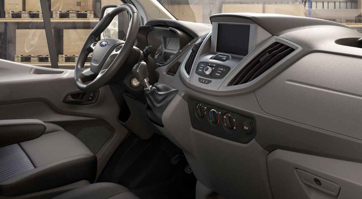 Interior del Ford Transit.