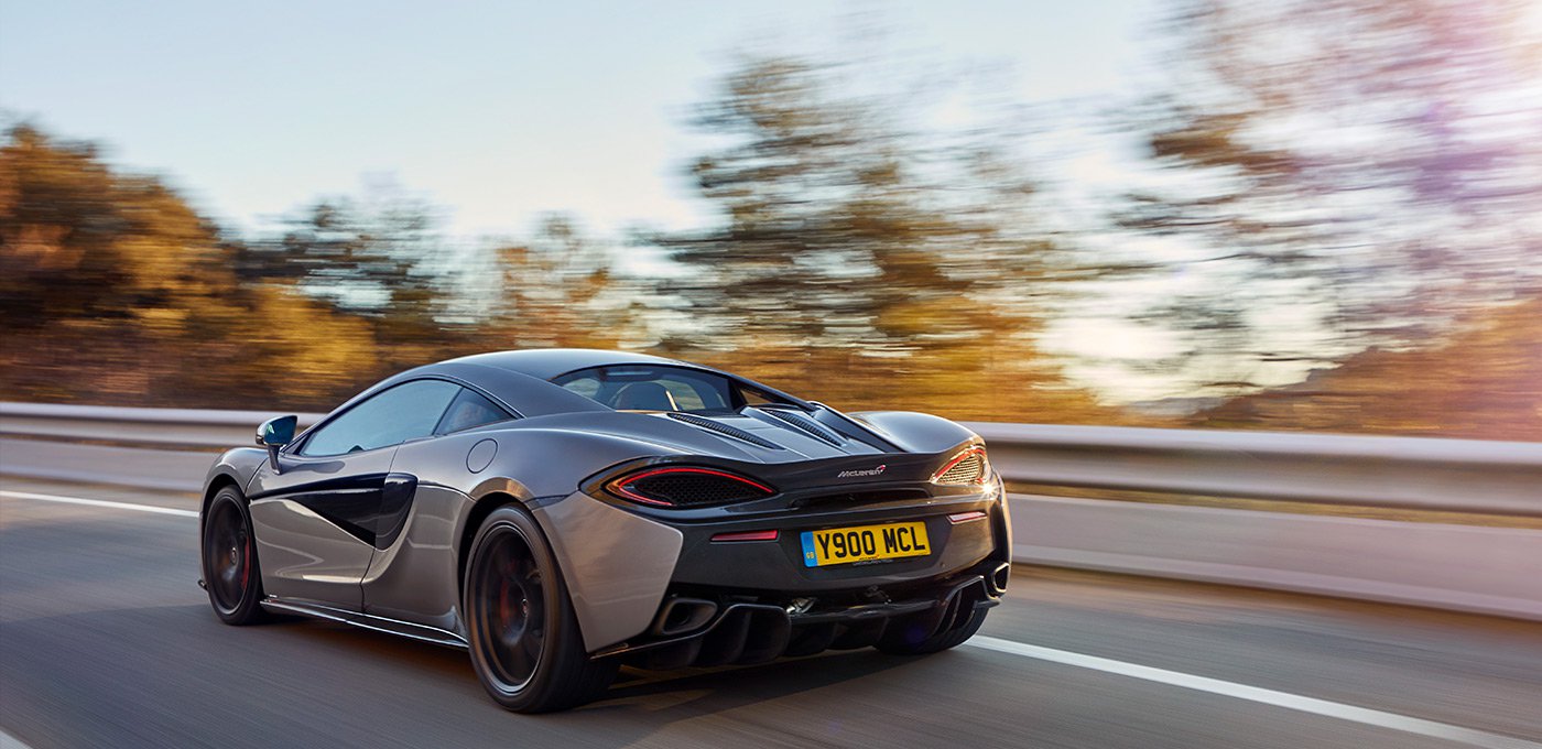 McLaren 570S: trasera