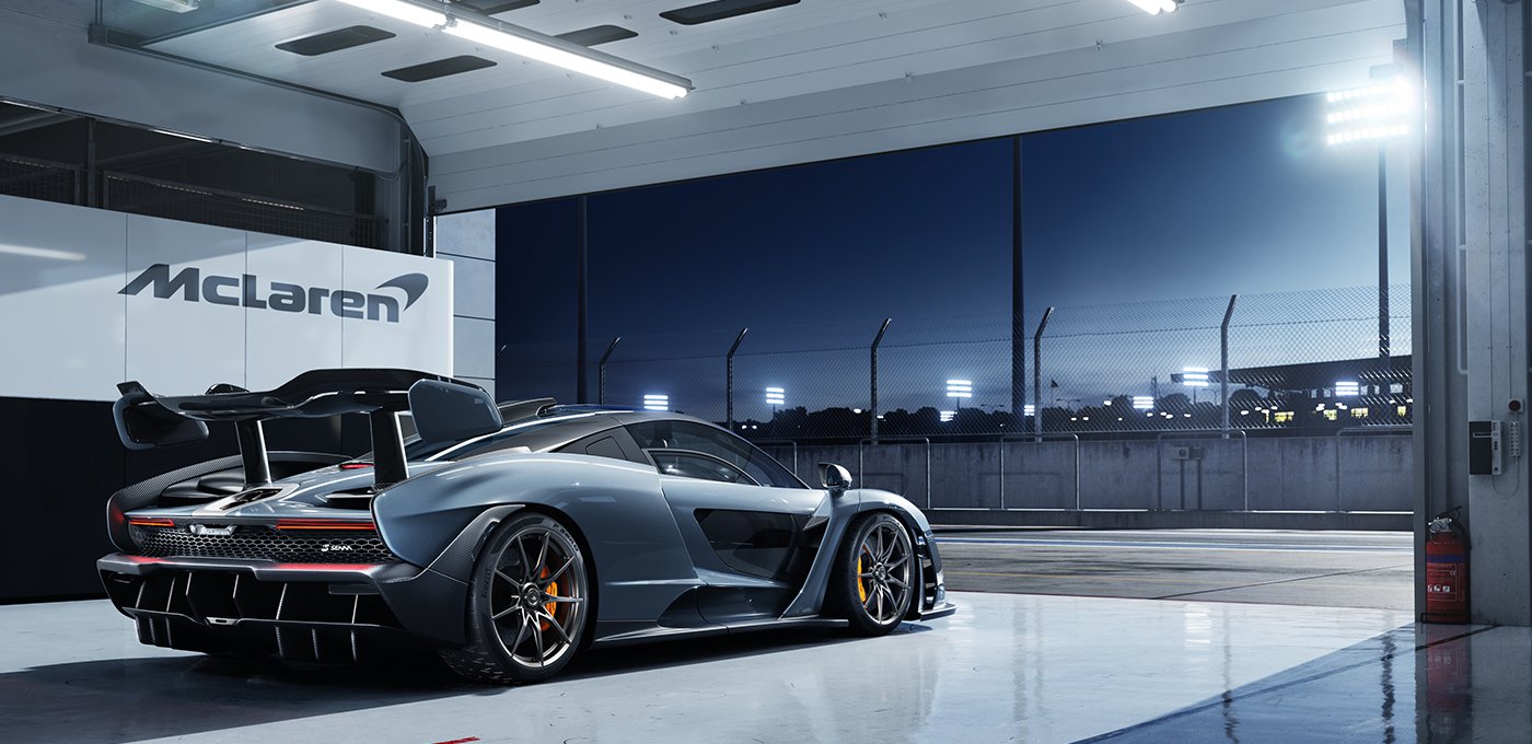 McLaren Senna: trasera