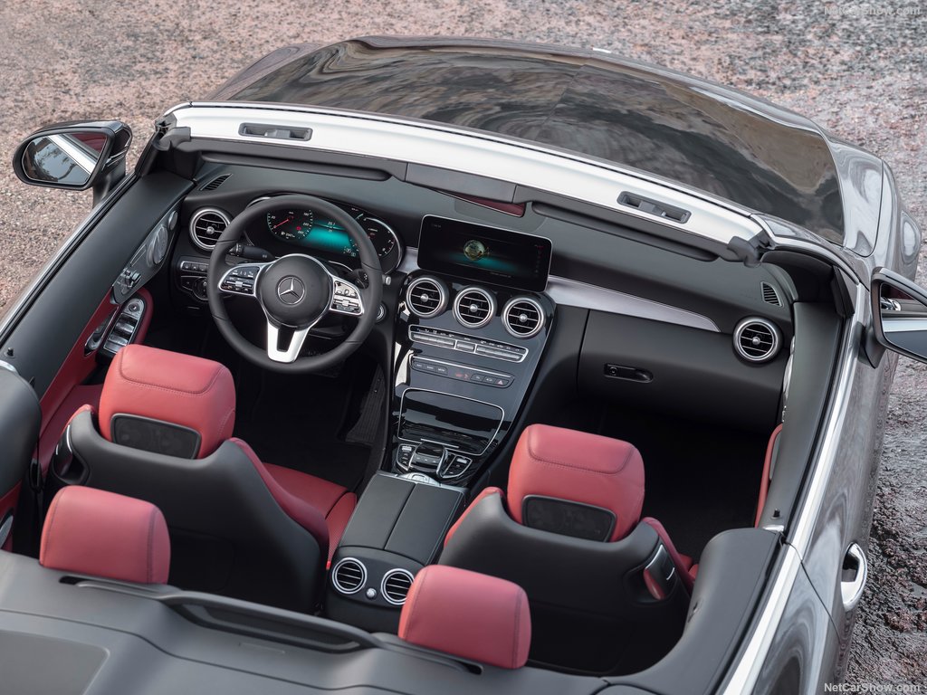 Mercedes Clase C Cabrio: vista aérea