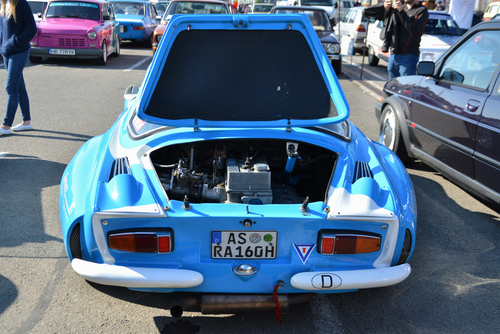 Renault Alpine A110 rally: motor