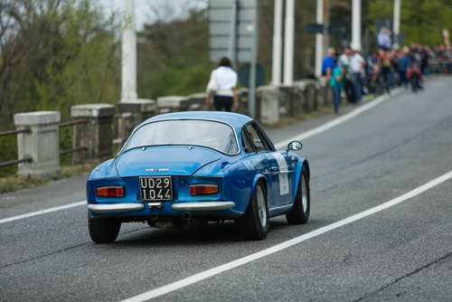 Renault Alpine A110 rally: trasera
