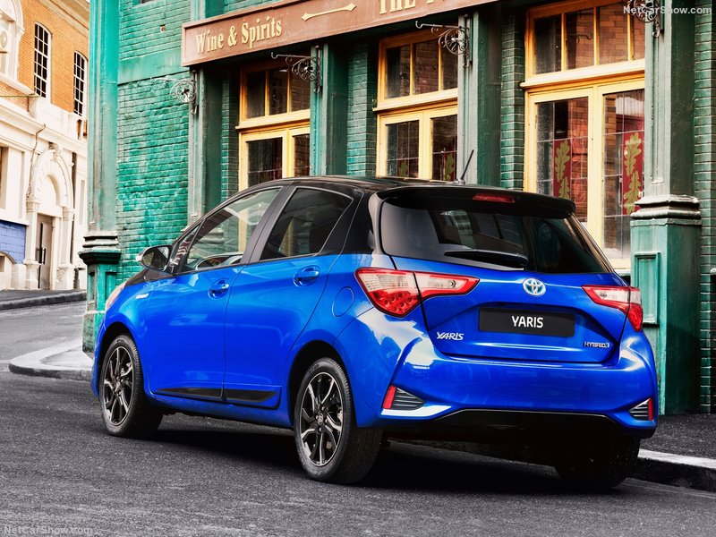 Toyota Yaris híbrido: trasera