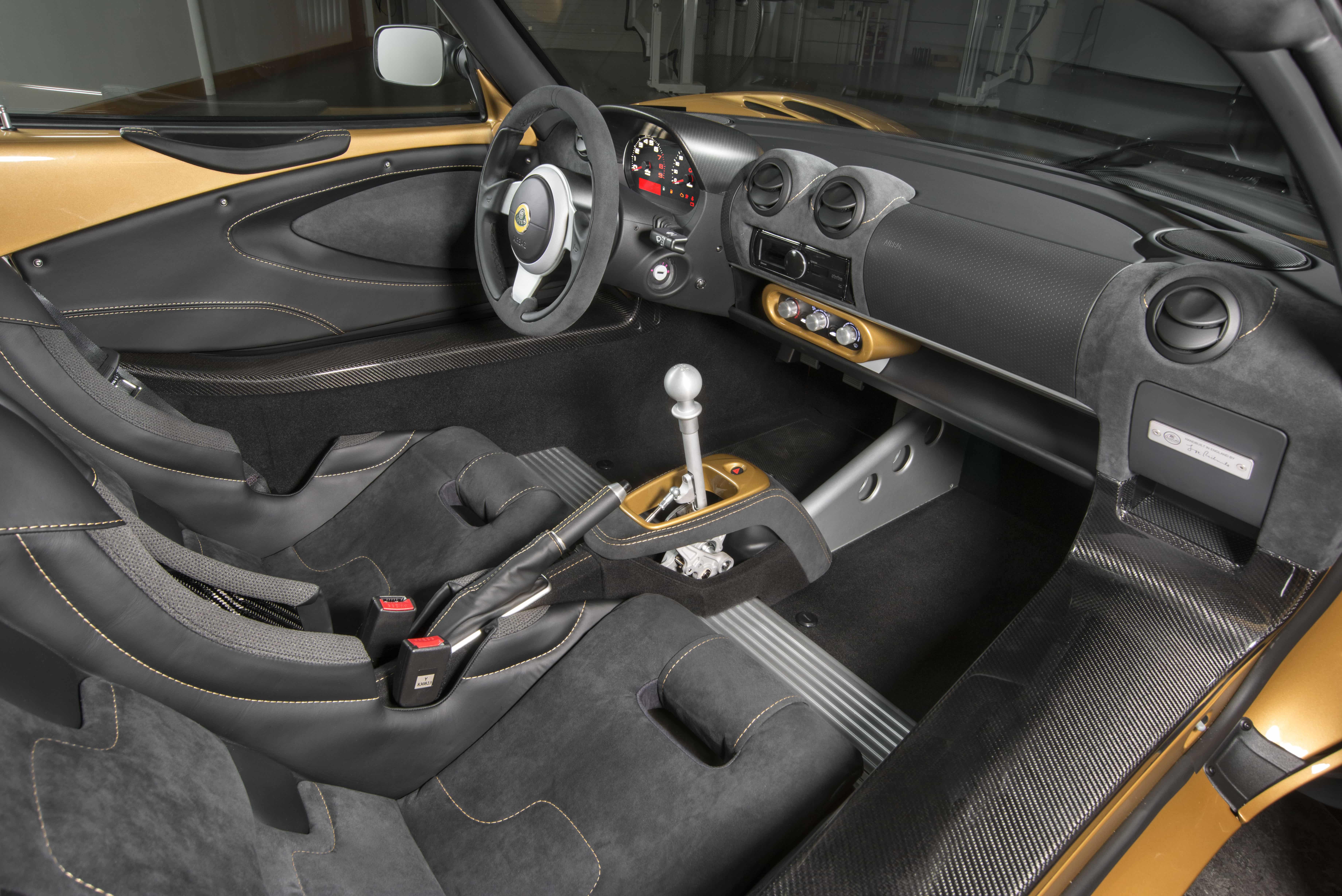 Lotus Elise Cup 260: interior