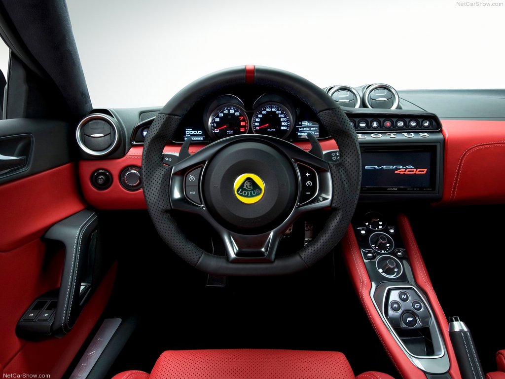 Lotus Evora 400: interior