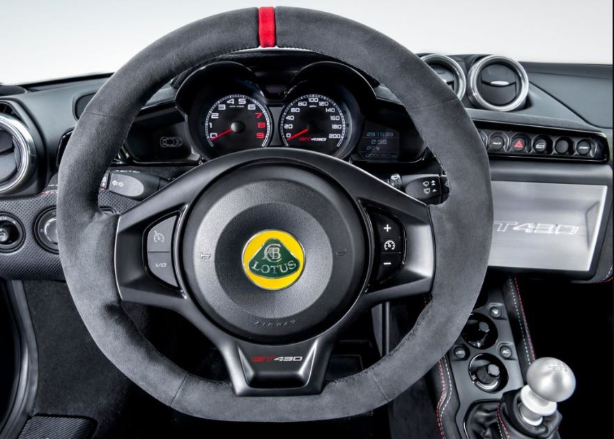 Lotus Evora GT430 interior.